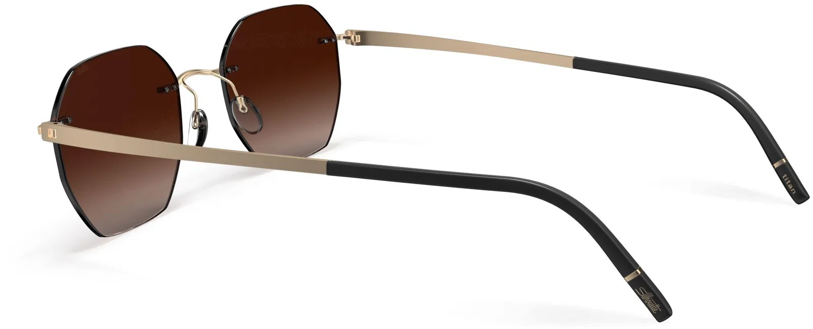 Silhouette Cabrillo Rimless 8748 Sunglasses - view 6